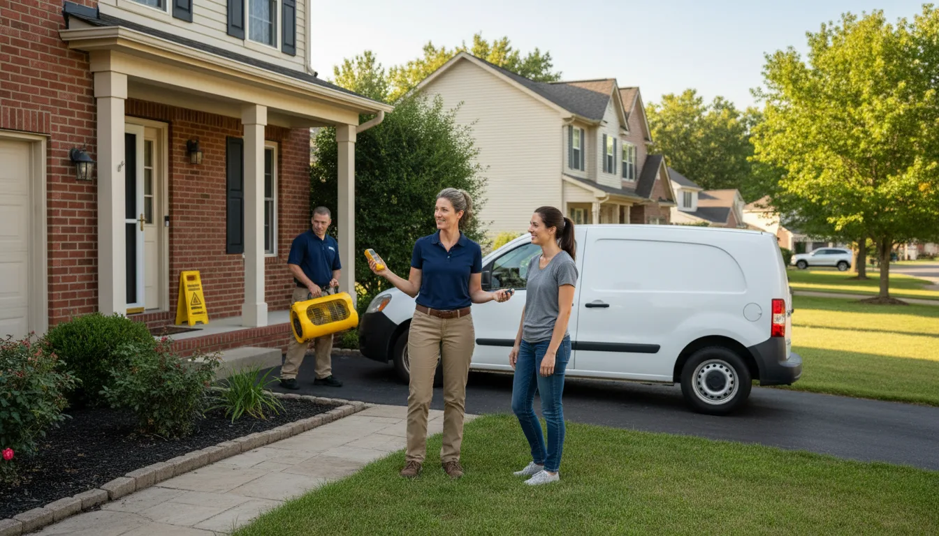 Residential water damage restoration in Bovill, ID